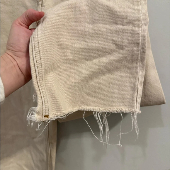 BDG Urban Outfitters PAX Women's 26 Natural Pax Beige Ripped Straight Jeans - Picture 7 of 11